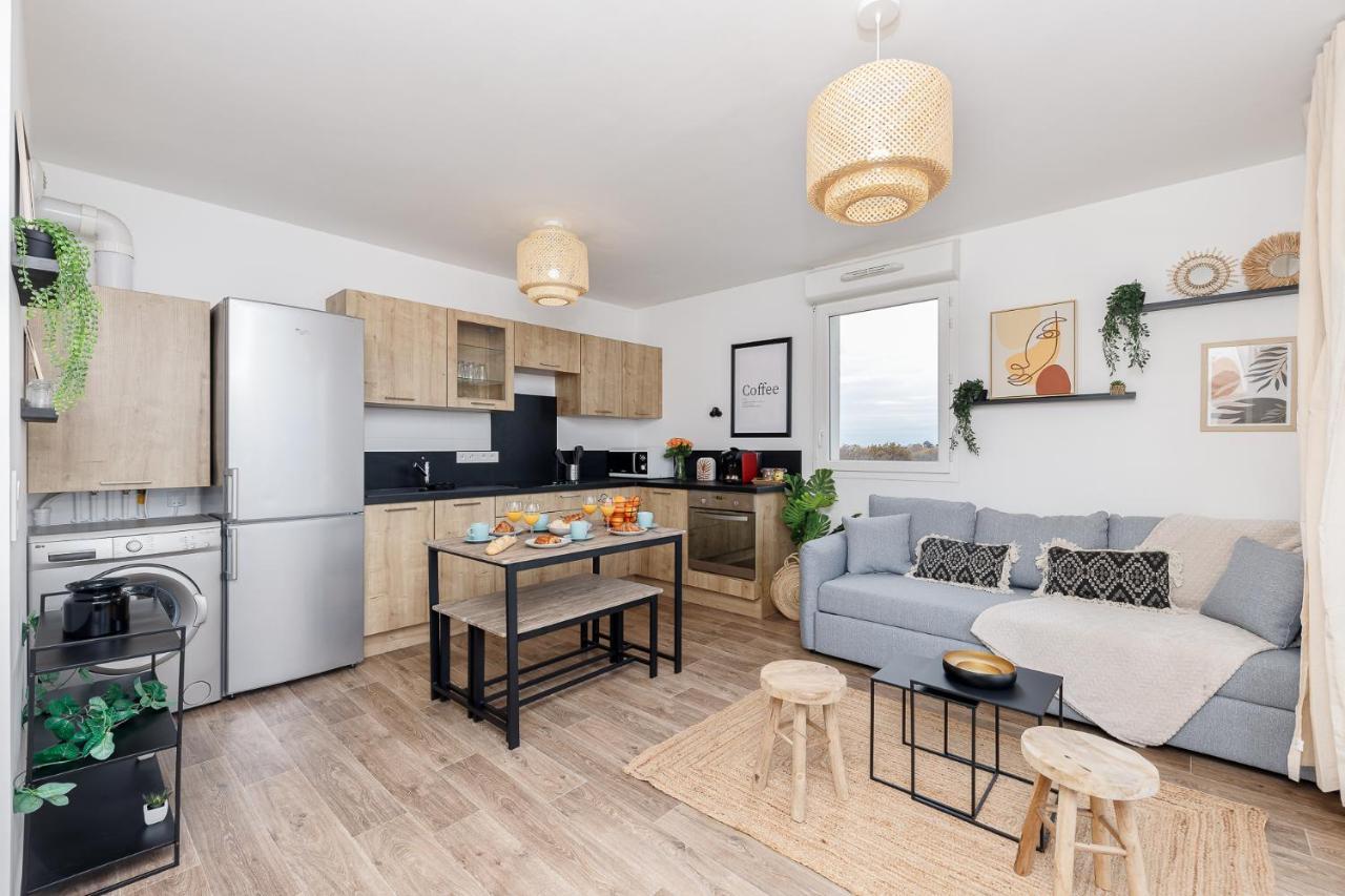 Le Panorama - Chaleureux Et Cosy - Proche Bordeaux Apartment Lormont Bagian luar foto
