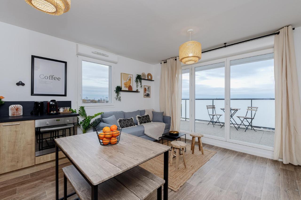 Le Panorama - Chaleureux Et Cosy - Proche Bordeaux Apartment Lormont Bagian luar foto